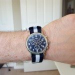 Timex Weekender Chronograph & Barton Nato Strap Wrist Shot