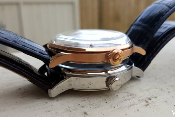 Orient Bambino V2 on Top of Orient Symphony