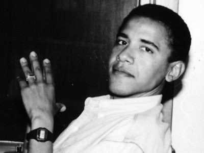 President Obama, circa 1987, with a F-91W on his wrist