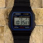 Casio F-91W Digital Watch Face