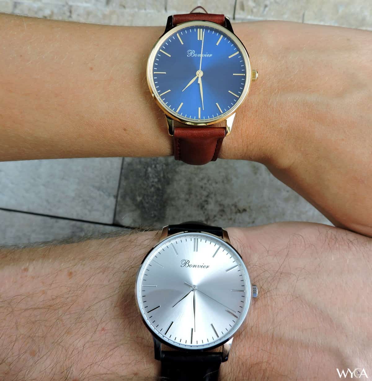 Bonvier Classic Watches: 40mm & 36mm