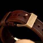 Nixon Sentry Leather Rose Gold Clasp