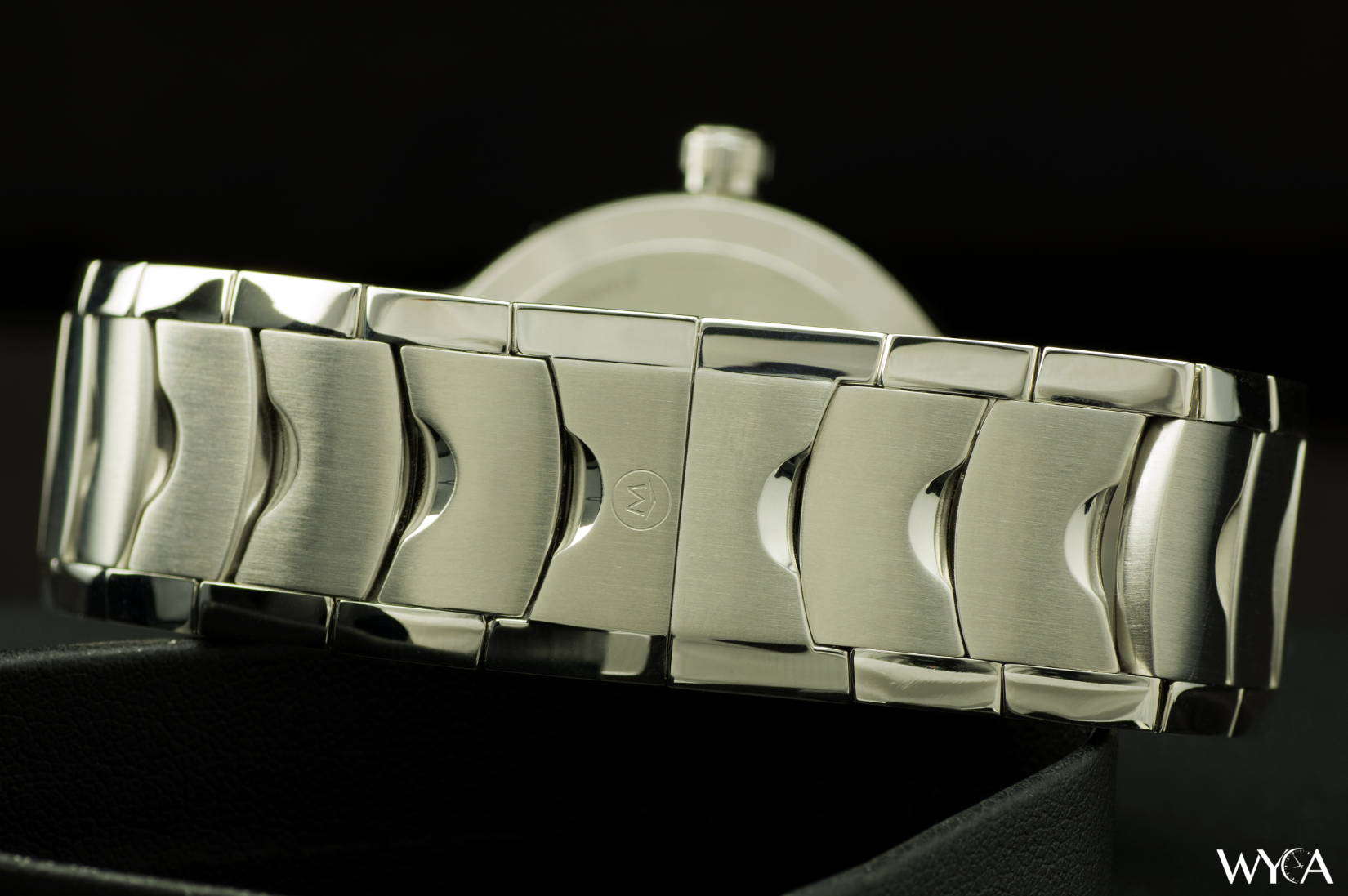 Movado Luno Steel Bracelet & Deployant Clasp