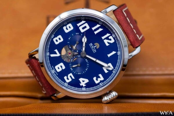 Beacon Watches Pathfinder with blue dial
