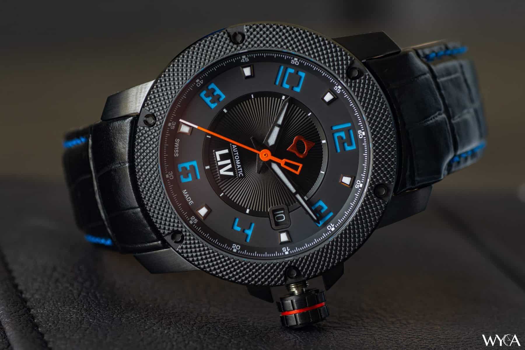 LIV Watches GX-1A in Sky Blue Dial