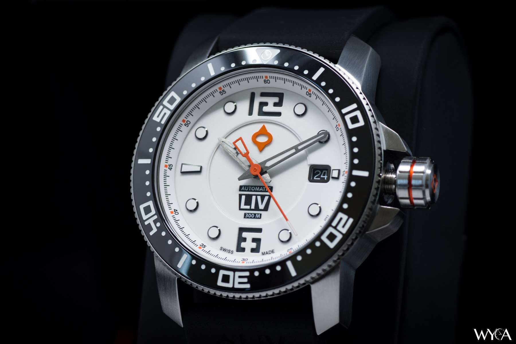 LIV GX-Diver full lume case and crown