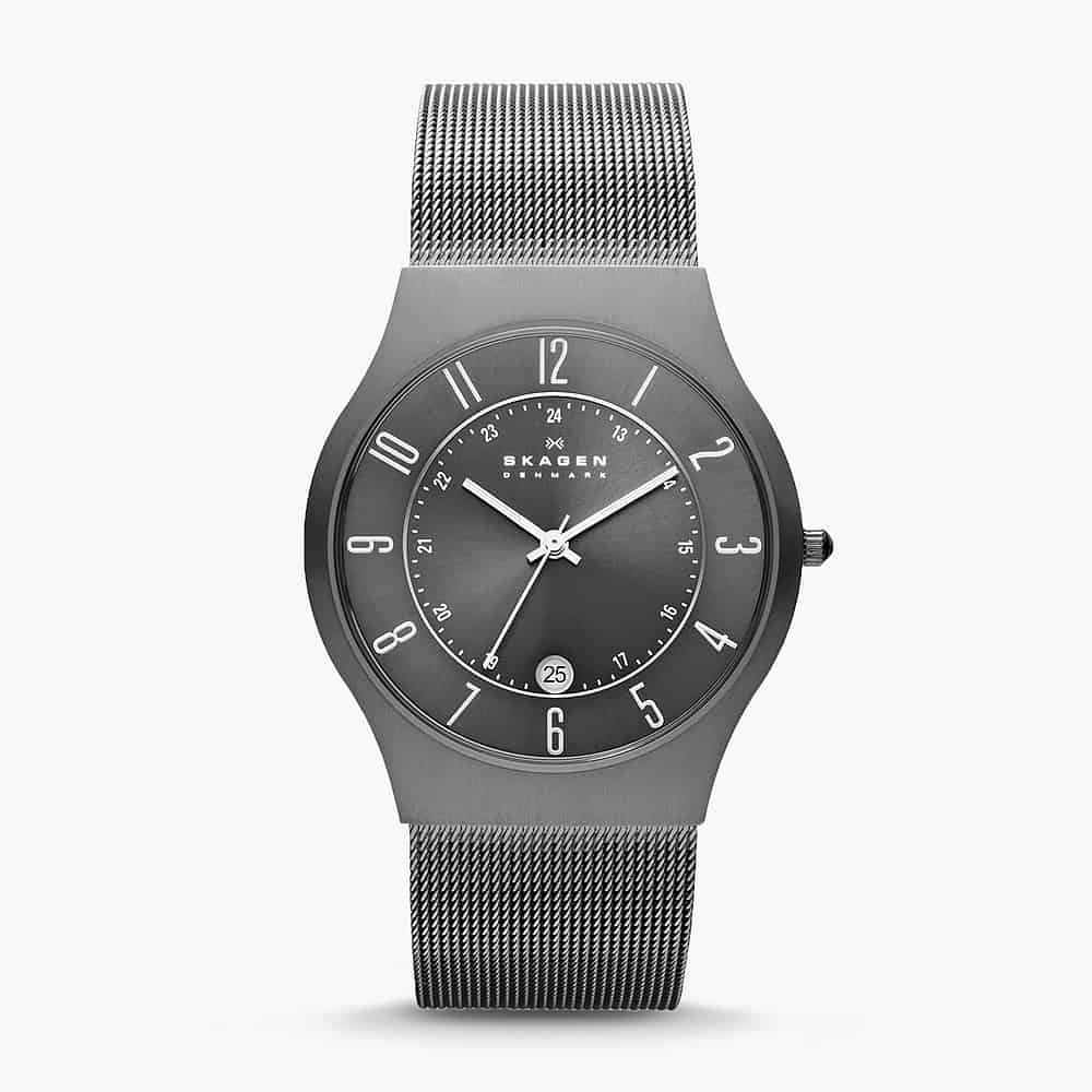 Skagen Sundby Titanium and Stainless Steel Watch